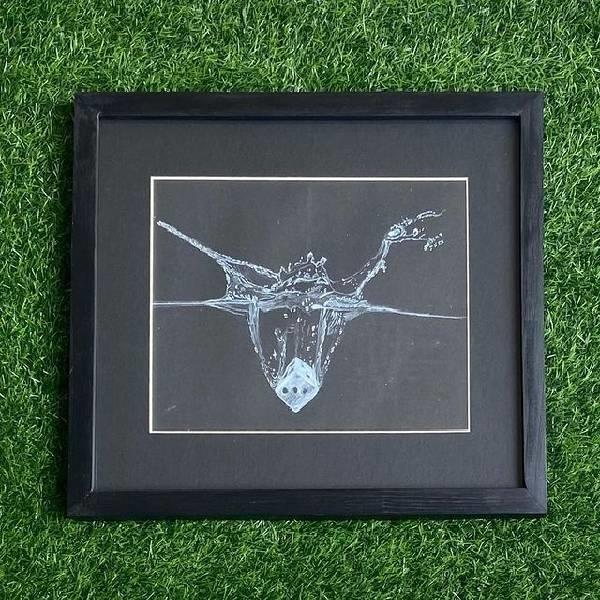 White on Black Still Life Art (Code-032)