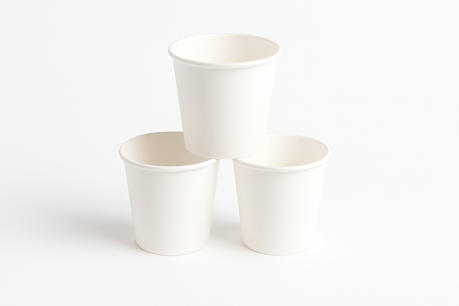 White Plain 100ml Disposable Paper Cup