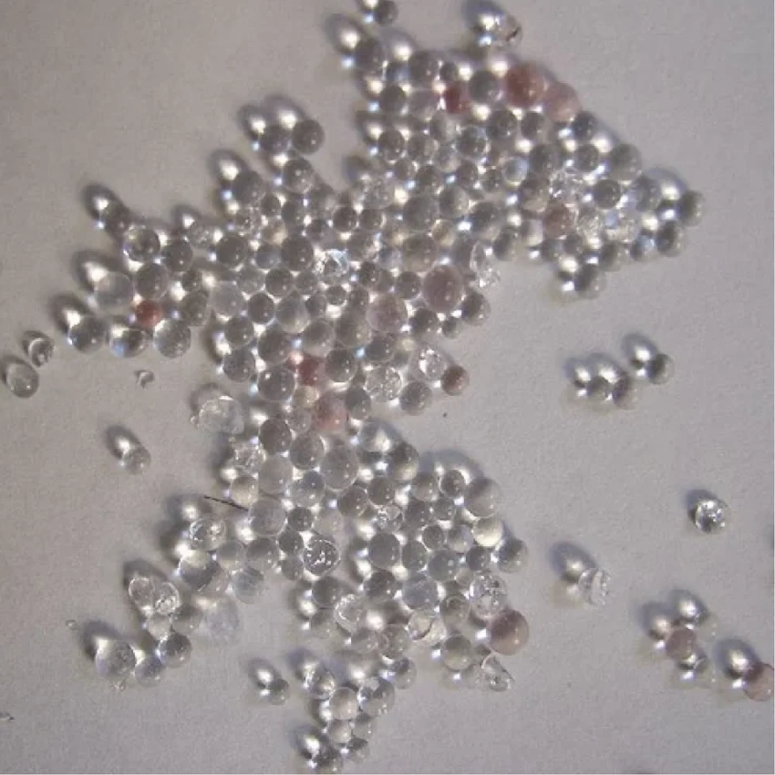 White Plain Fancy Decorative Glass Bead