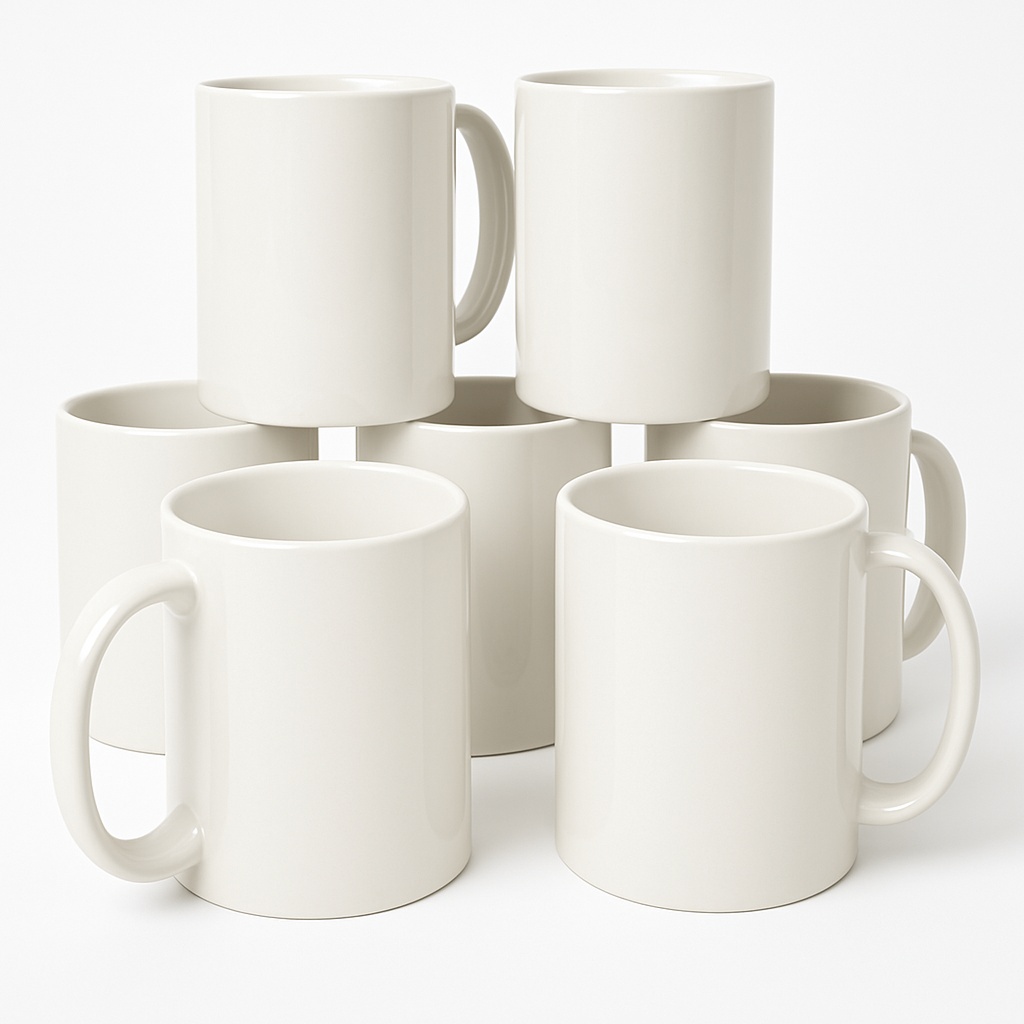 White Plain Ceramic Mug