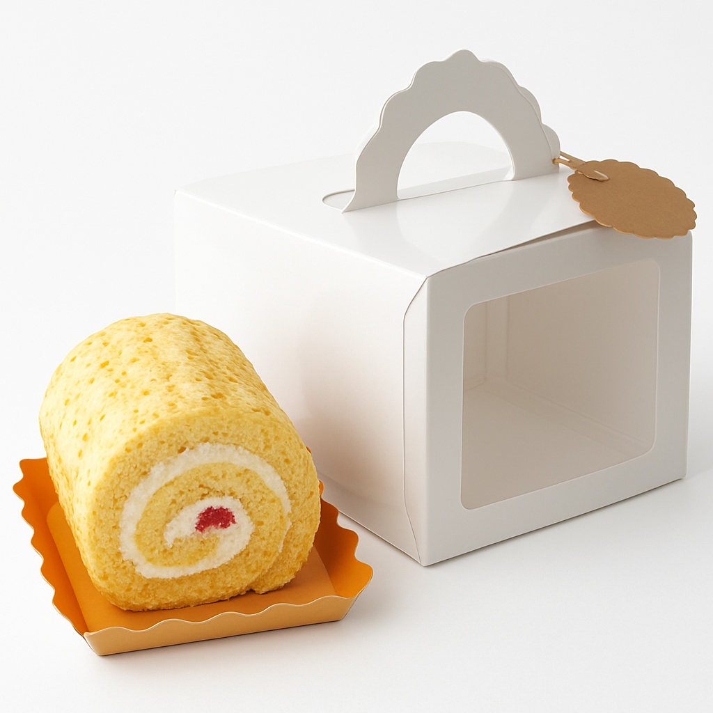 White Paper Cake Box 6x6