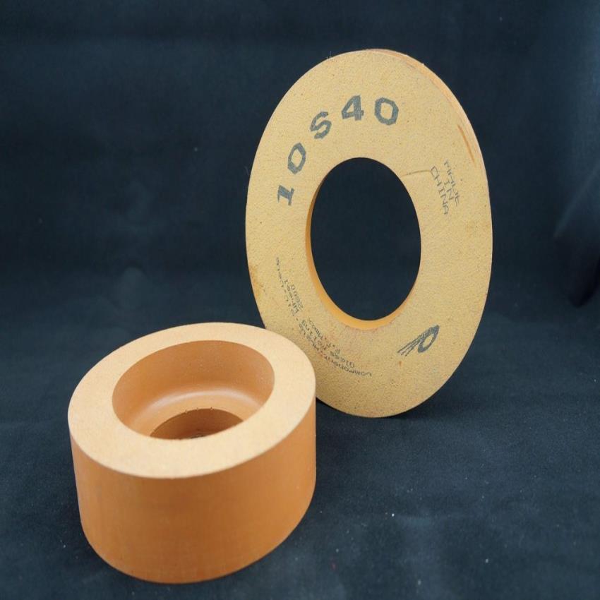 White Polished Rubber Polishing Wheel for Glasses