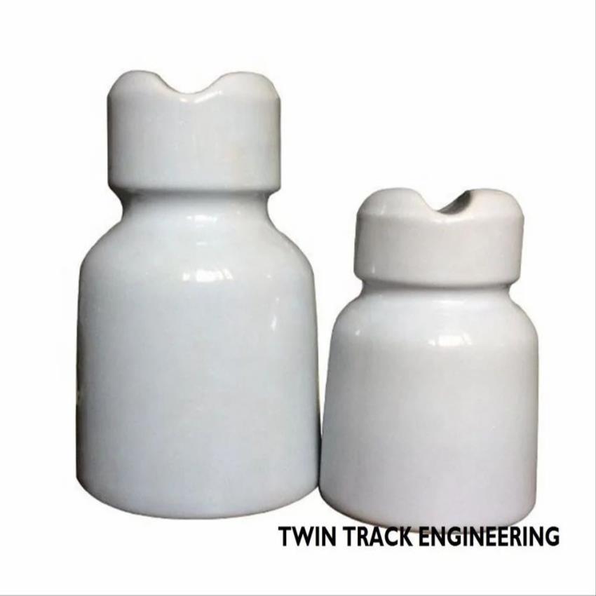 White Porcelain Electrical Insulator