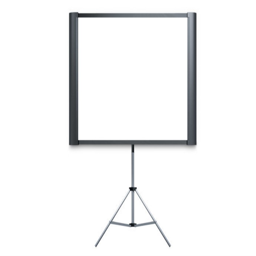 White Tripod Indoor Projection Screen