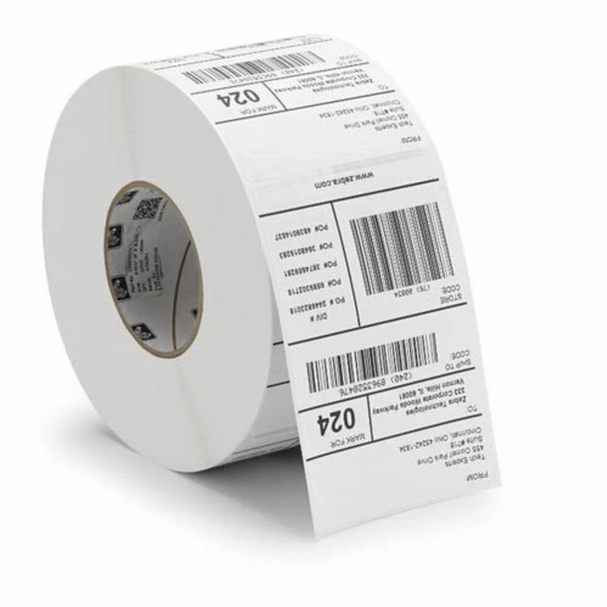 White PVC Pharma Bottle Labels