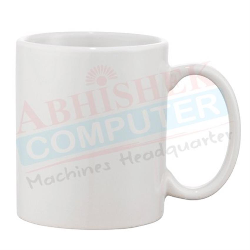 White Round Sublimation Blank Mug
