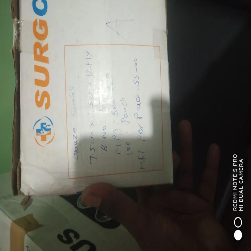 Sterile Gauze Swabs - White