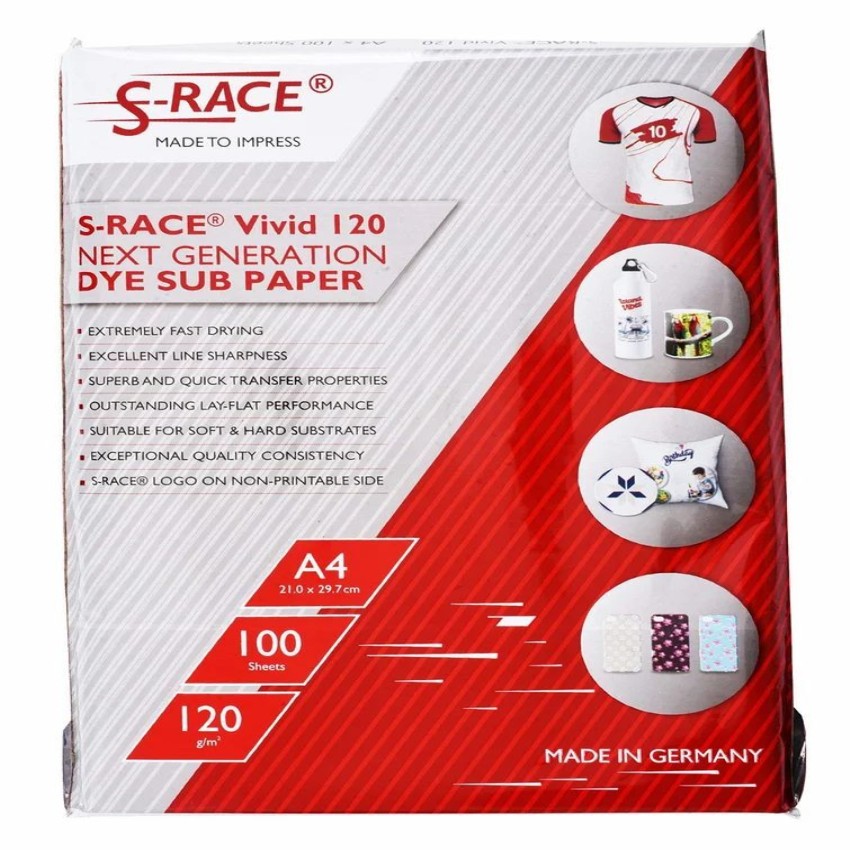 White Sublimation Paper, A4, 120 GSM