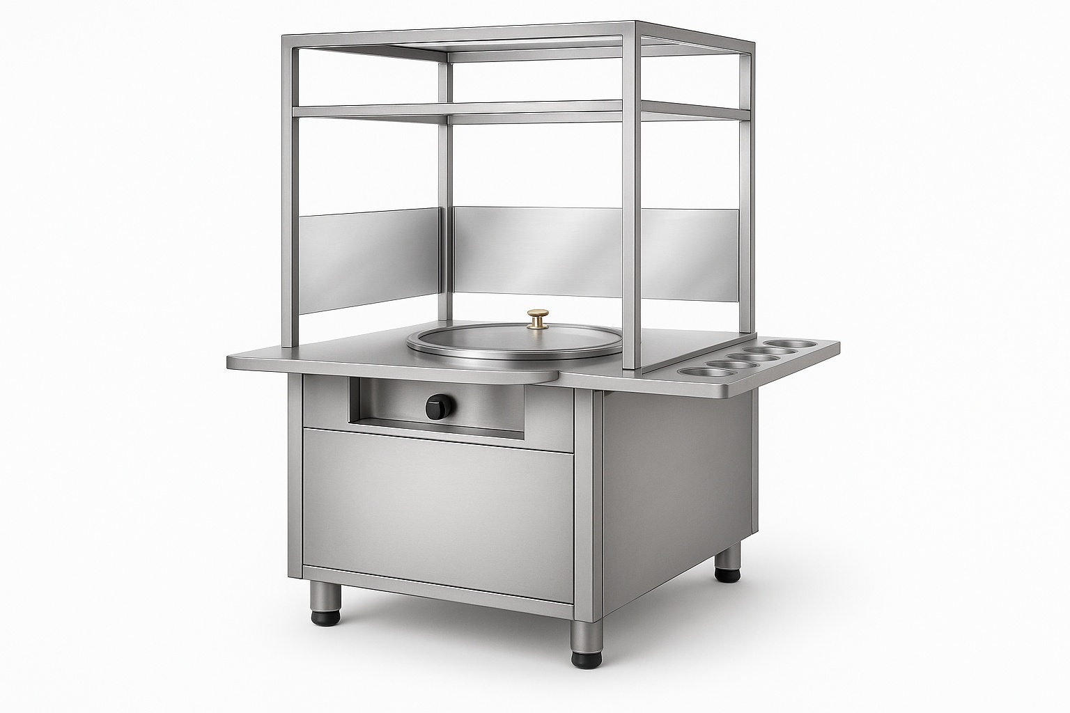 White Commercial Corn Counter