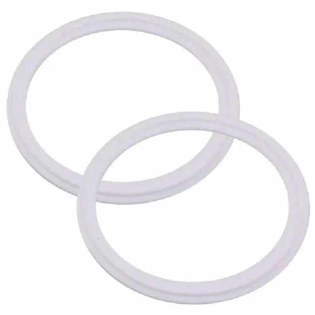 White Teflon Washer Rings, 20 mm Inner Diameter, Round