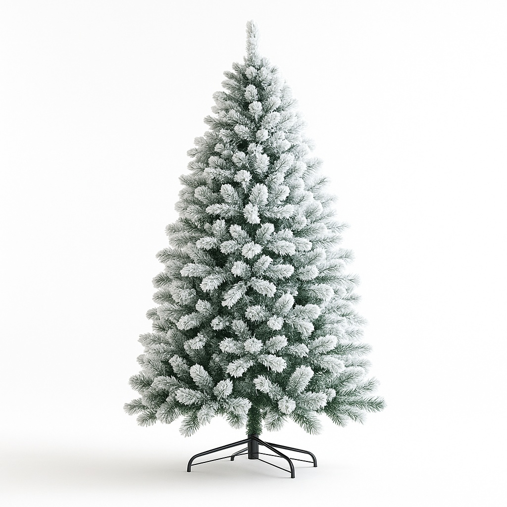 Artificial Ice Christmas Tree, 6 Feet