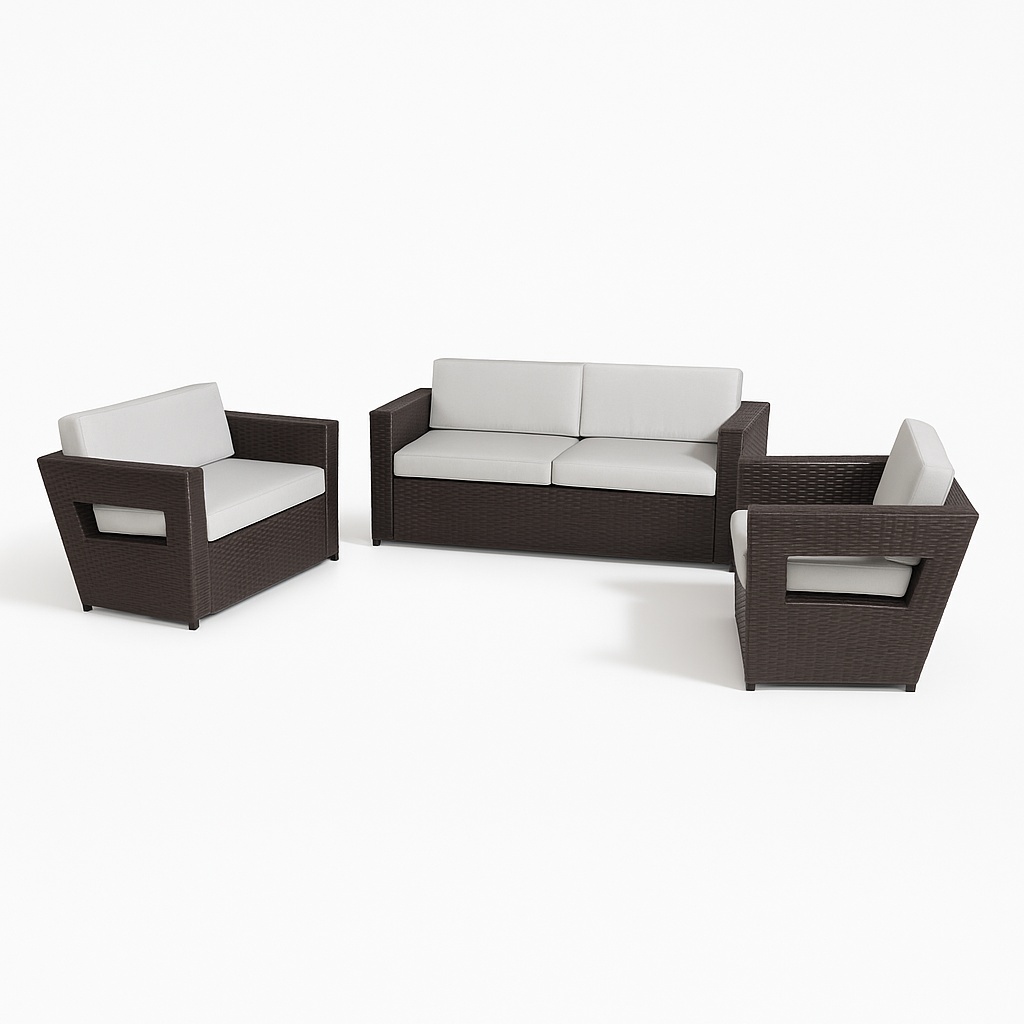 Wicker Outdoor Sofa Set