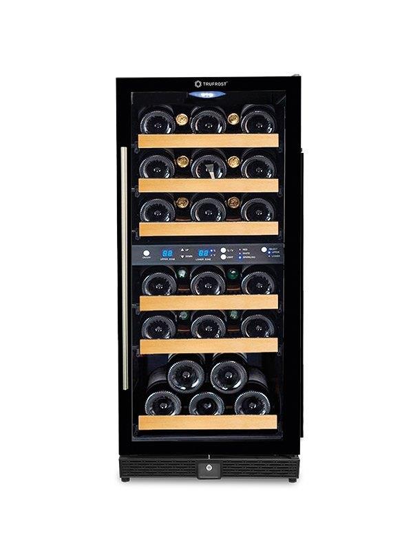 Dual Zone Wine Chiller 30 Bottles
