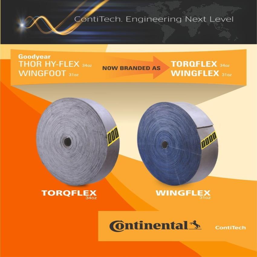 Wingflex Rubber and Cotton Belting