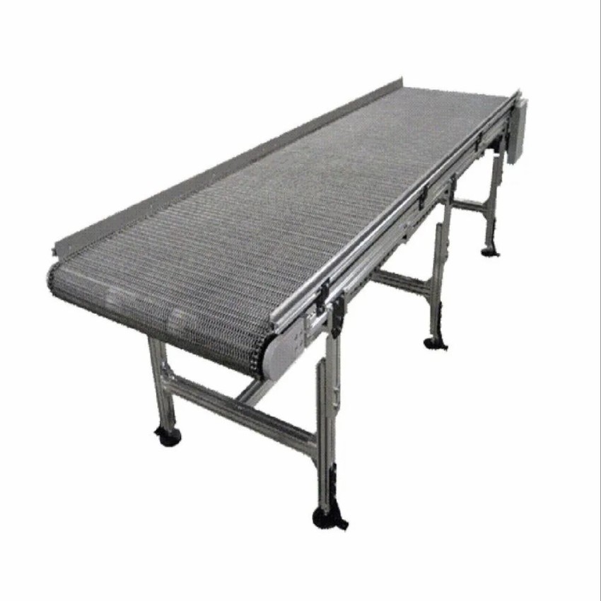 Semi-Automatic Wire Mesh Material Handling Conveyor