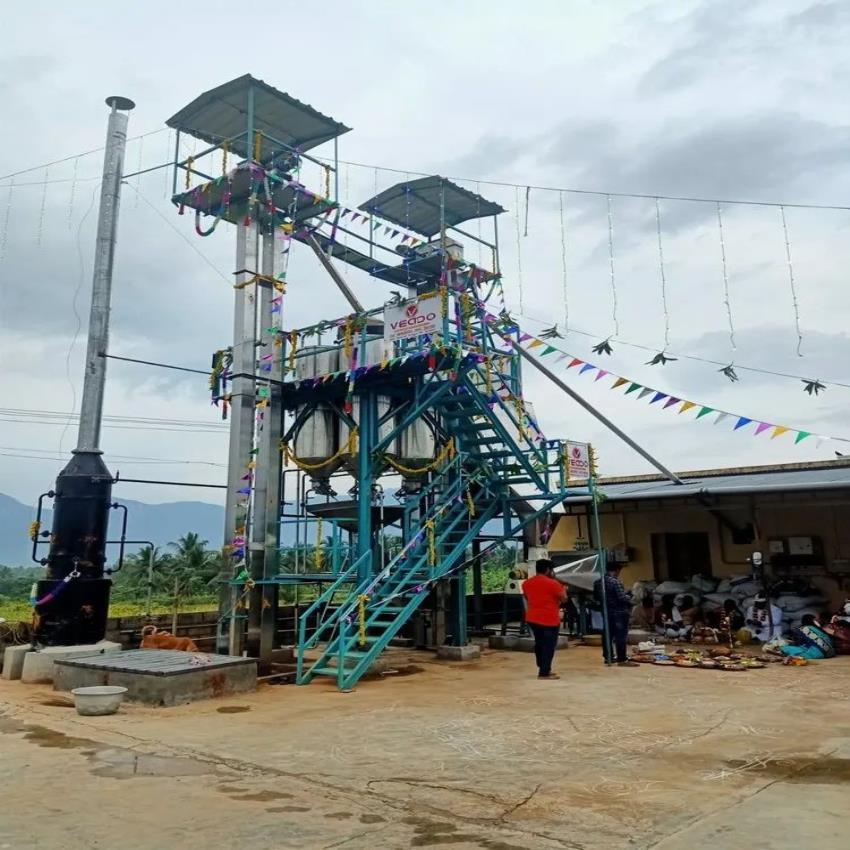 Veado Wood Automatic Paddy Dryer Machine