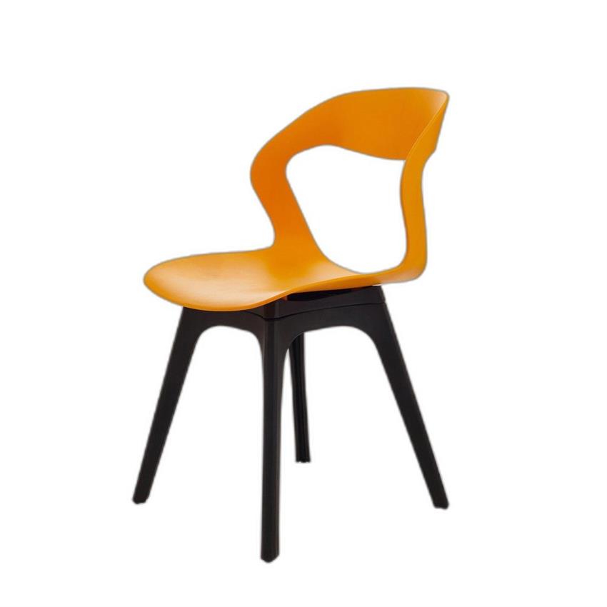 Wood and Plastic Cafeteria Seat