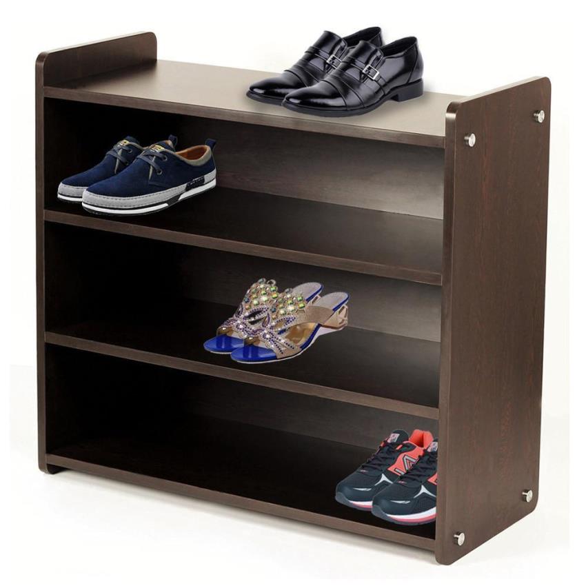 Freestanding Wooden Shoe Rack