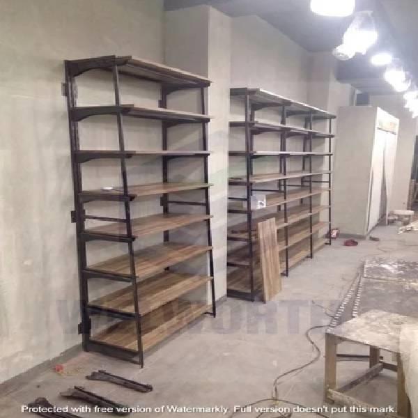 Supermarket Wooden Shelving