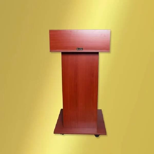 Brown Wooden Banquet Hall Lectern