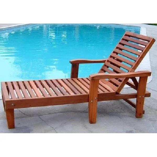 Wooden Pool Deck Chair Machine