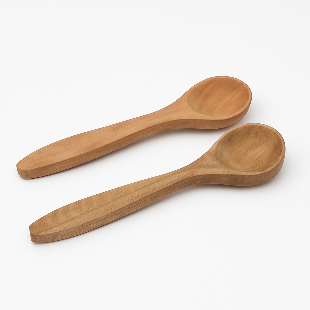 Home Wooden Serving Spoon 9"