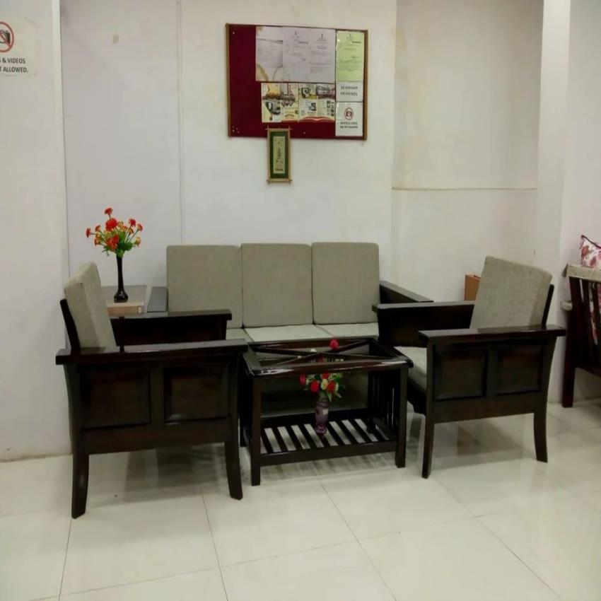 Modern Living Room Wooden Sofa