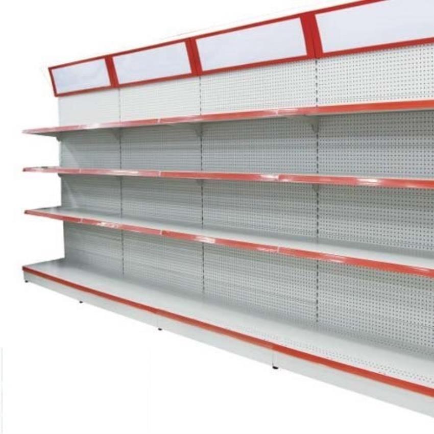 Wooden Supermarket Shoe Display