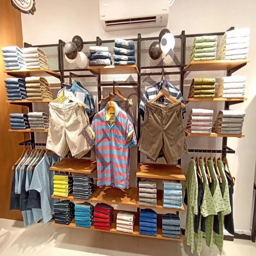 Wooden Wall Mount Display Unit