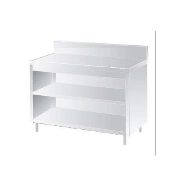 Polished Stainless Steel Work Table Counter