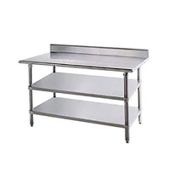 Work Machine With Two Under Shelves