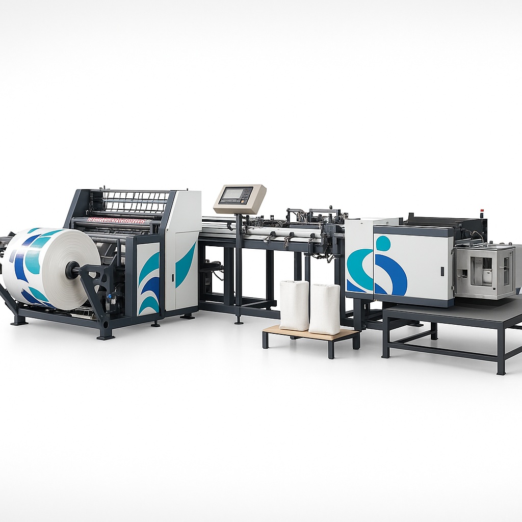 Woven Bag Cutting Stitching Machine, 30-40 Bags/Min