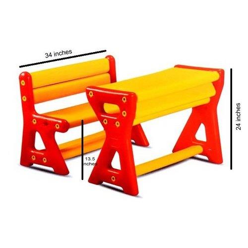 Plastic Play School Chair and Table Set
