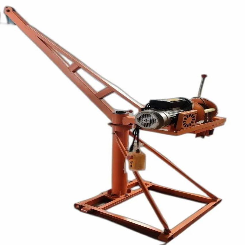 Yellow Electric Single Phase Mini Crane