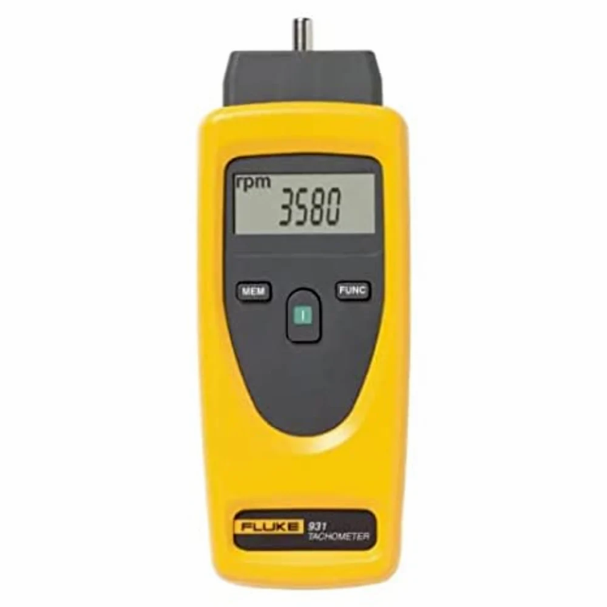 Yellow Fluke 931 Contact & Non-Contact Tachometer