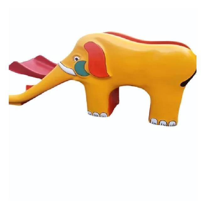 Yellow FRP Elephant Slide