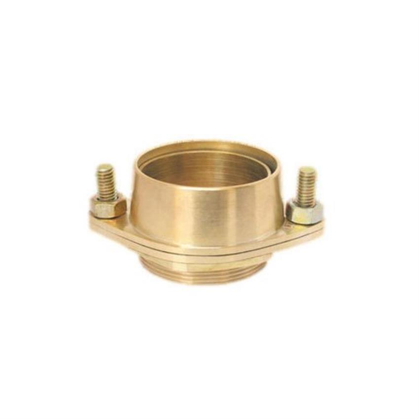 Yellow Gold Brass Flange Cable Glands