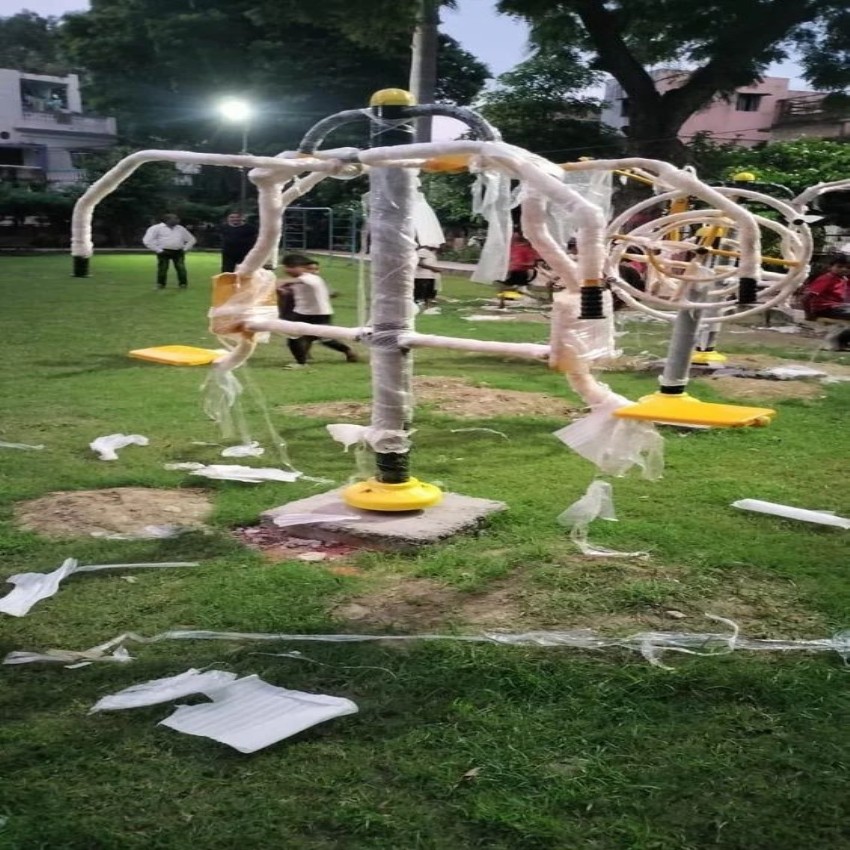 Yellow Iron Double Chest Press Machine