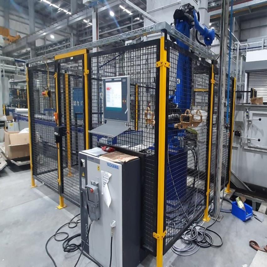 Yellow Mild Steel Barricade Guard