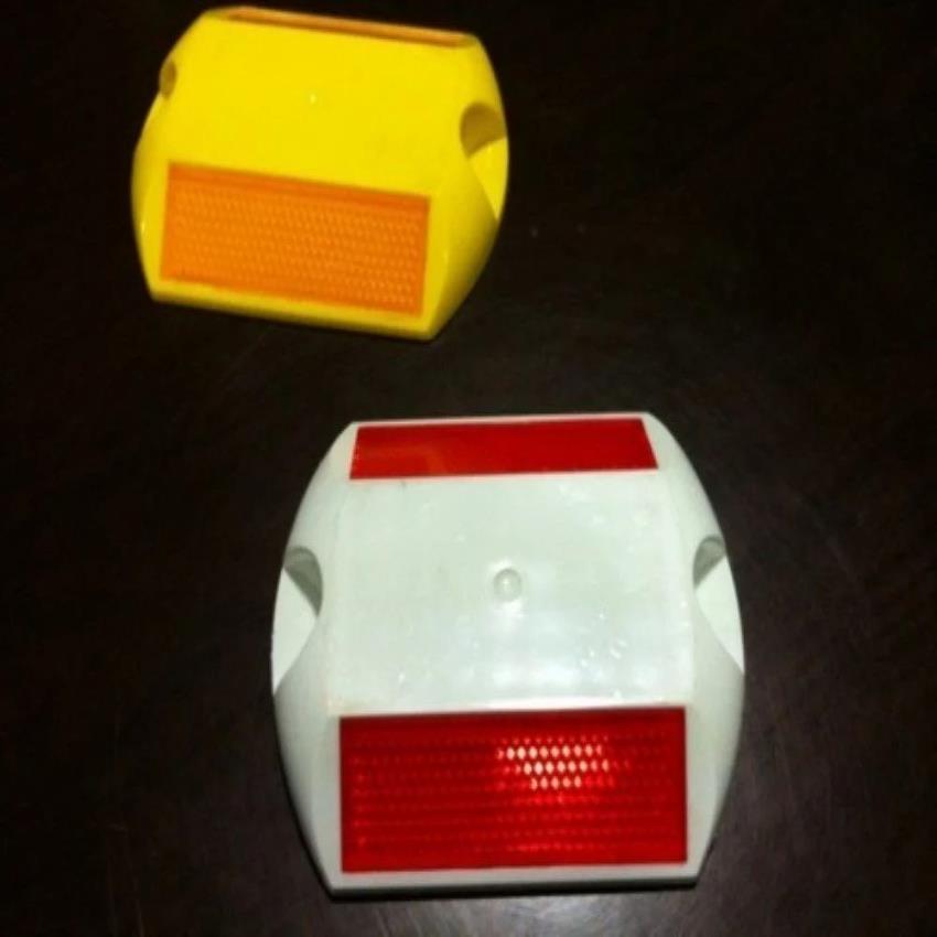 Yellow Polycarbonate Road Stud