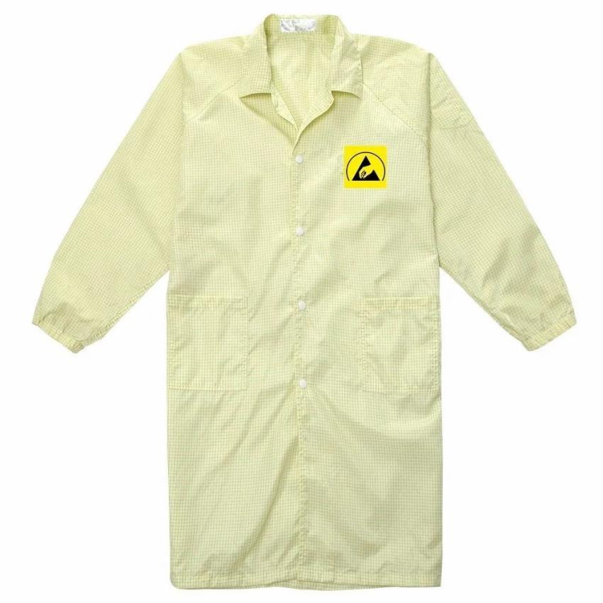 Yellow Polyester Laboratory Apron