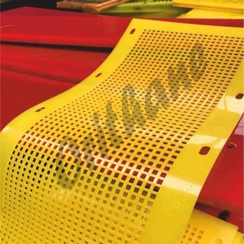 Yellow PU Flip Screen Mat