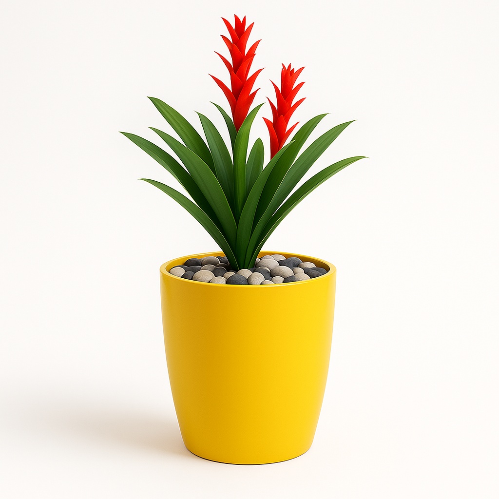 Yellow Fiber Garden Pot - 15 x 18 Inch