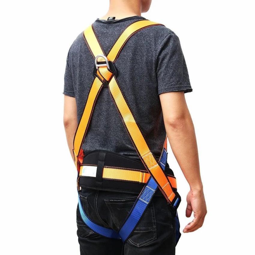 Yellow Full Body Harness, Construction Use