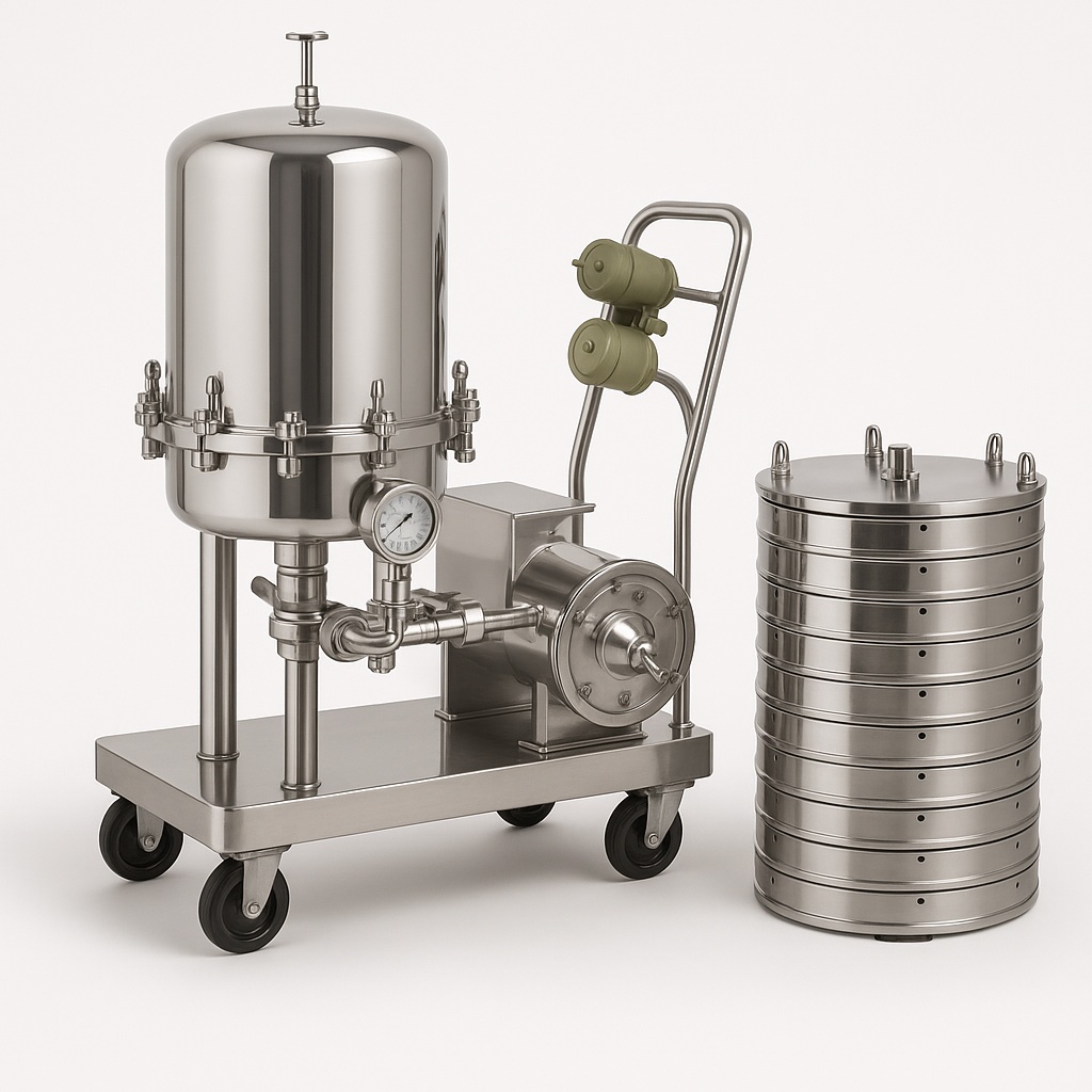 Zero Hold Up Filtration Press