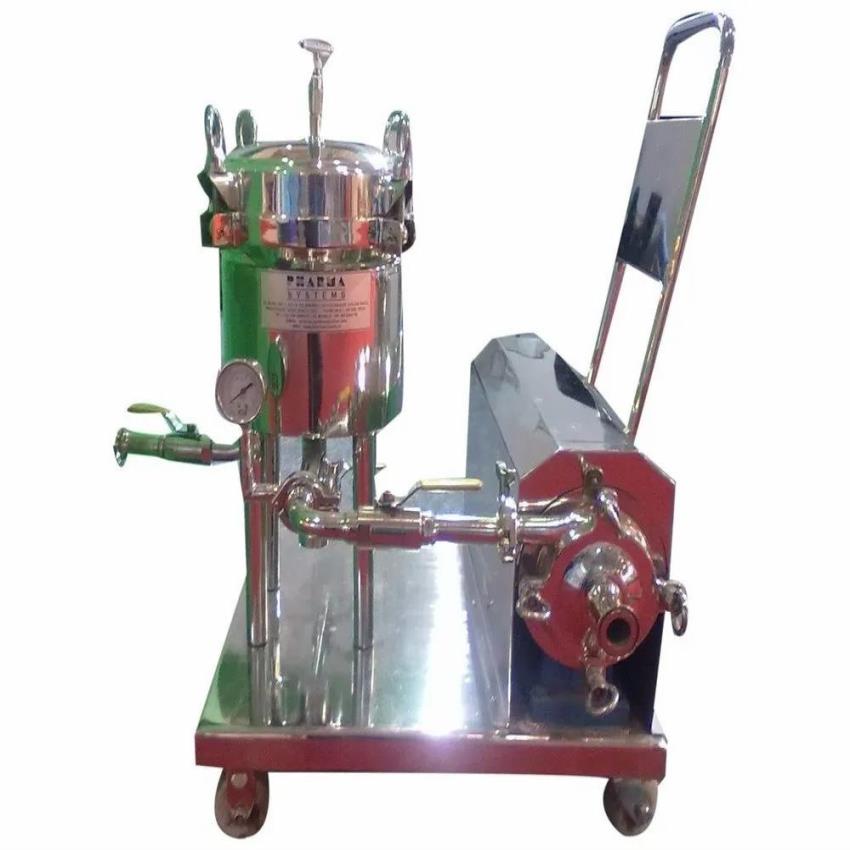 Zero Hold UP SS316 Filter Press