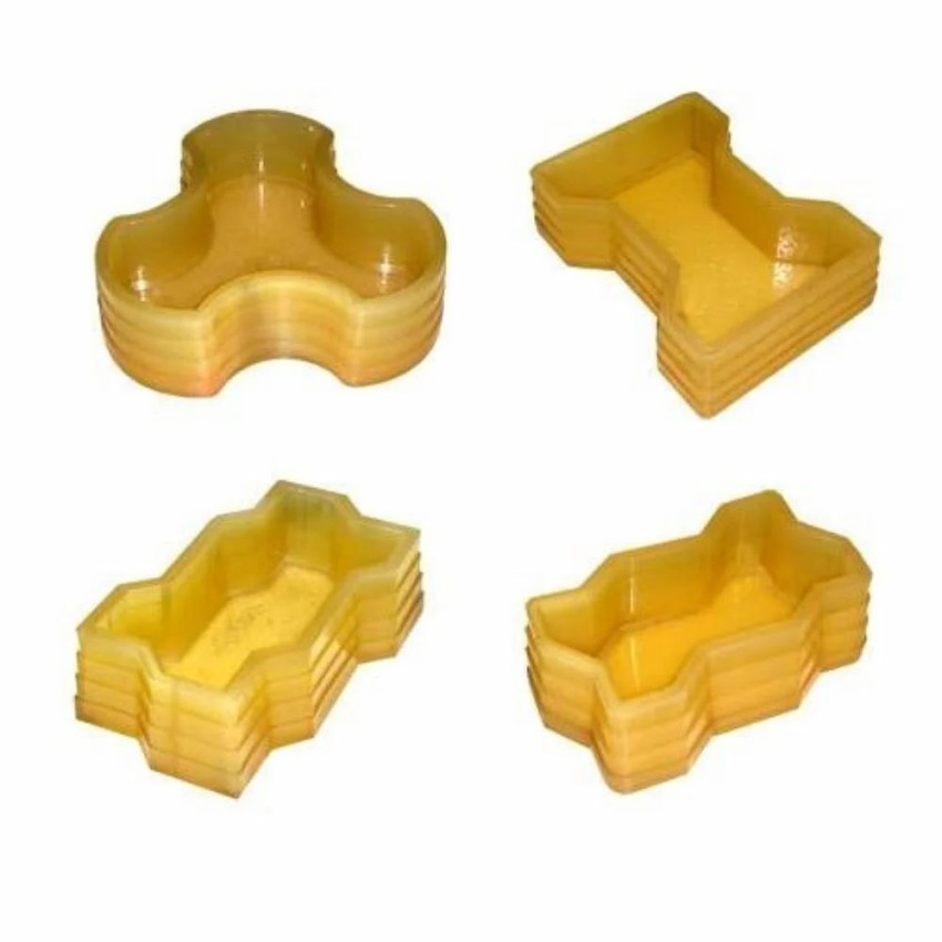 Zig-Zag Rubber Paver Block Mould