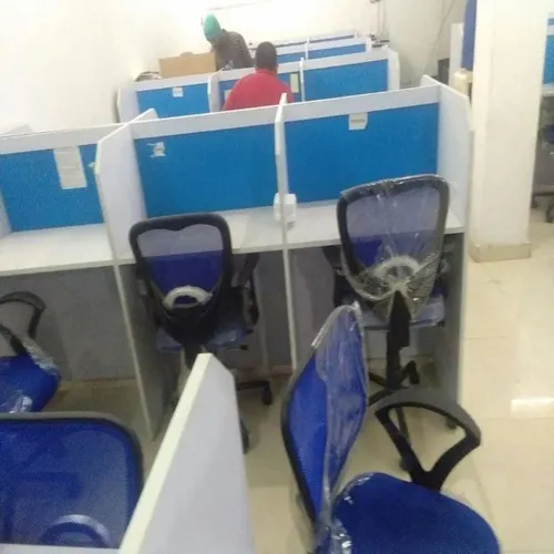 1 Seater Aluminum Computer Desk