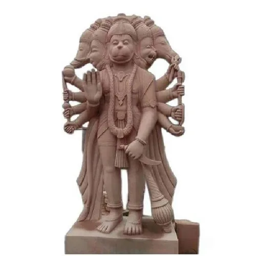 11 Feet Panch Mukhi Hanuman Sandstone