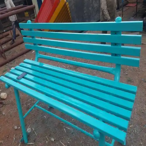 4 Seater Mild Steel Outdoor Bench